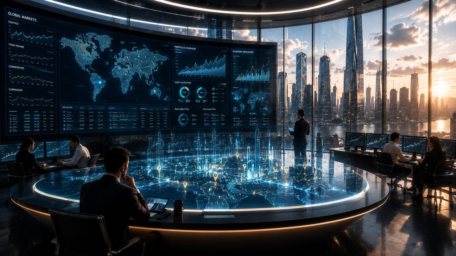 Limuria advisory team analyzing global intelligence